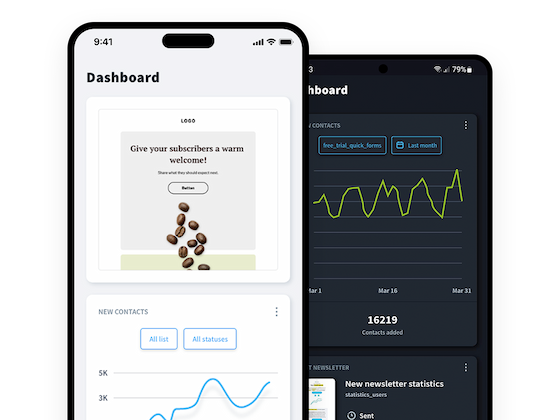 GetResponse <br/>Mobile App