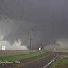 The first tornado about 5 miles west of the town of Happy, Texas as seen from the intersection of FM 1075 and FM 1424. 05/05/2002 